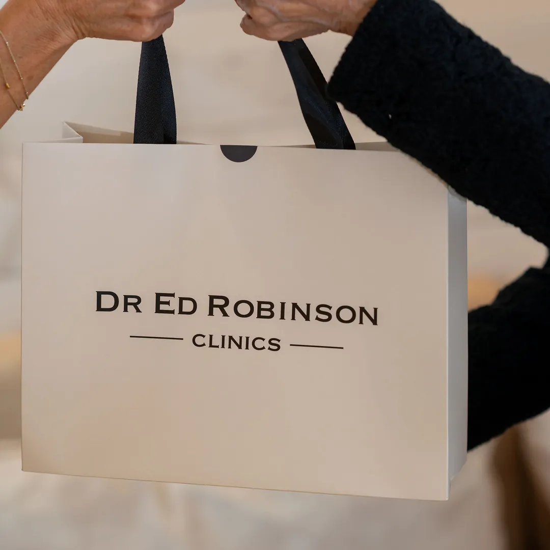 Dr Ed Robinson Clinics gift bag