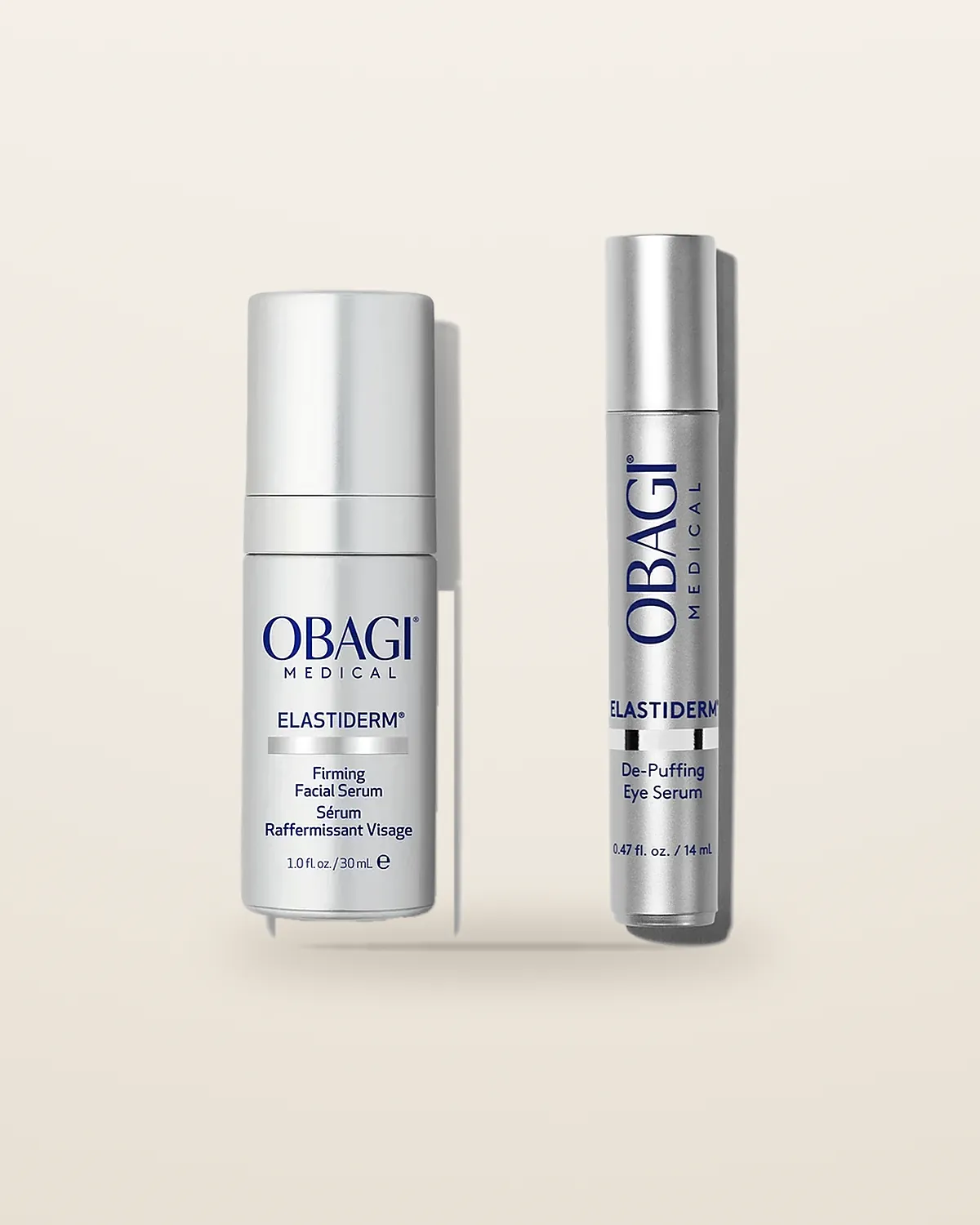 Obagi ELASTIderm® Duo Kit: ELASTIderm Facial Serum 30ml and ELASTIderm Eye Complete Complex (De-Puffing Eye) Serum with rollerball